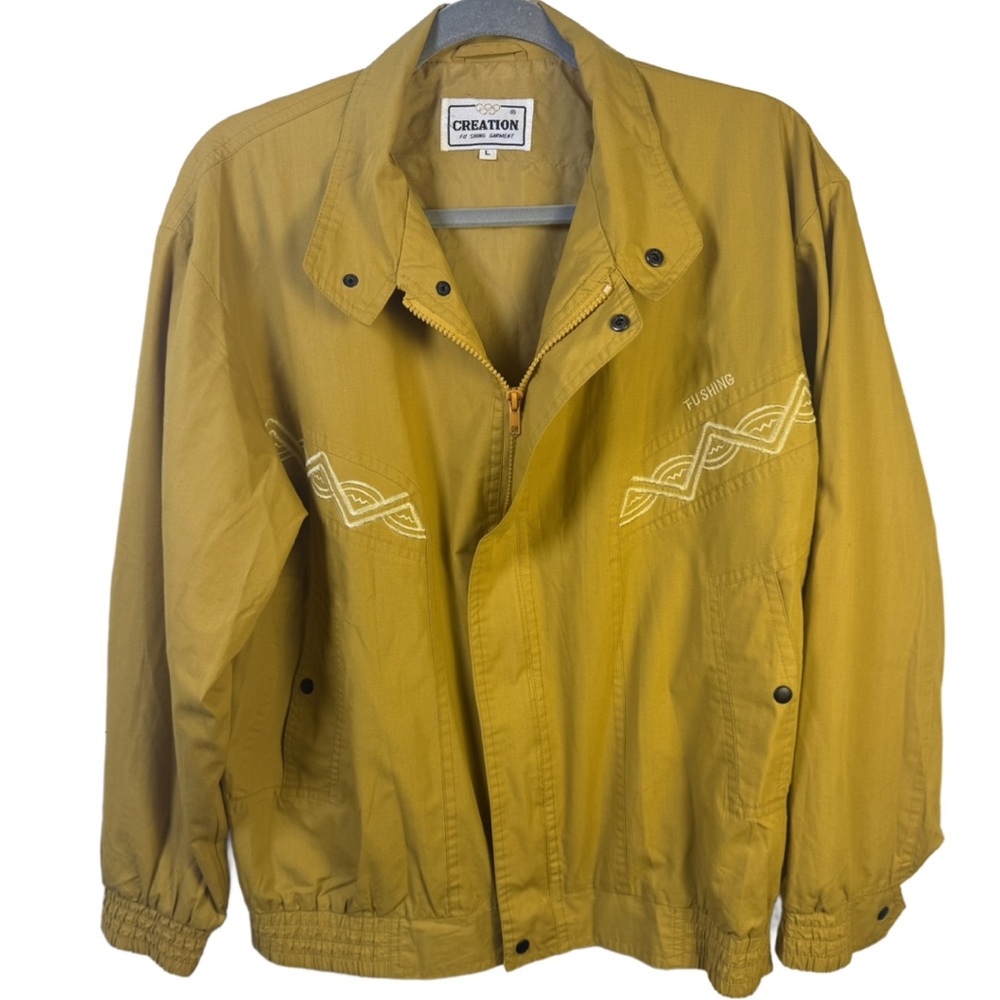 Vintage Yellow windbreaker Jacket